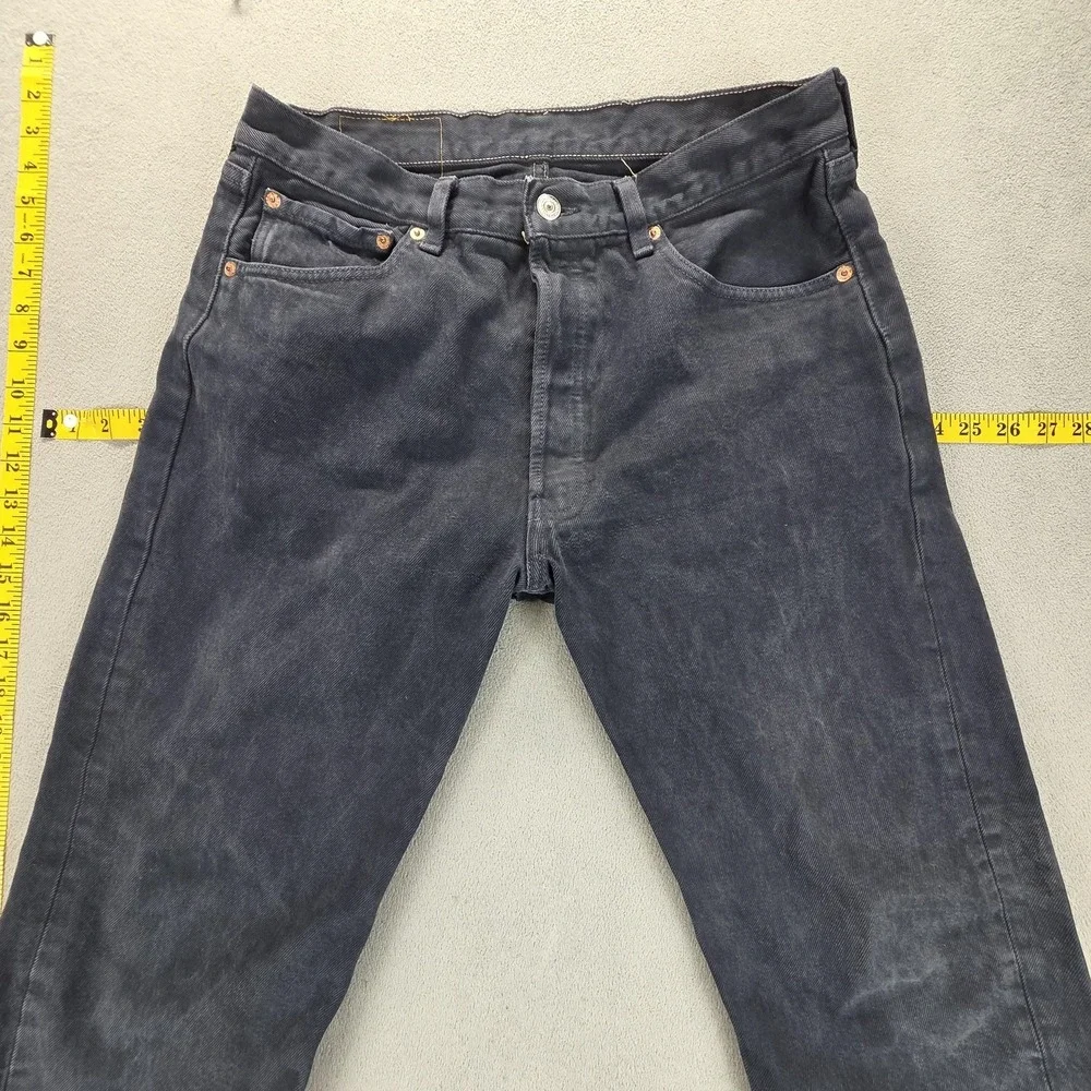 Vintage Levis 501 Jeans Mens Blue Dark Straight Button Fly USA‎ 90s Fits 30x28